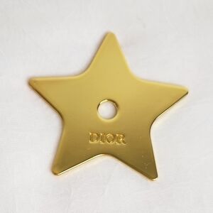 DIOR Holiday STAR decoration gold tone Excellent condition